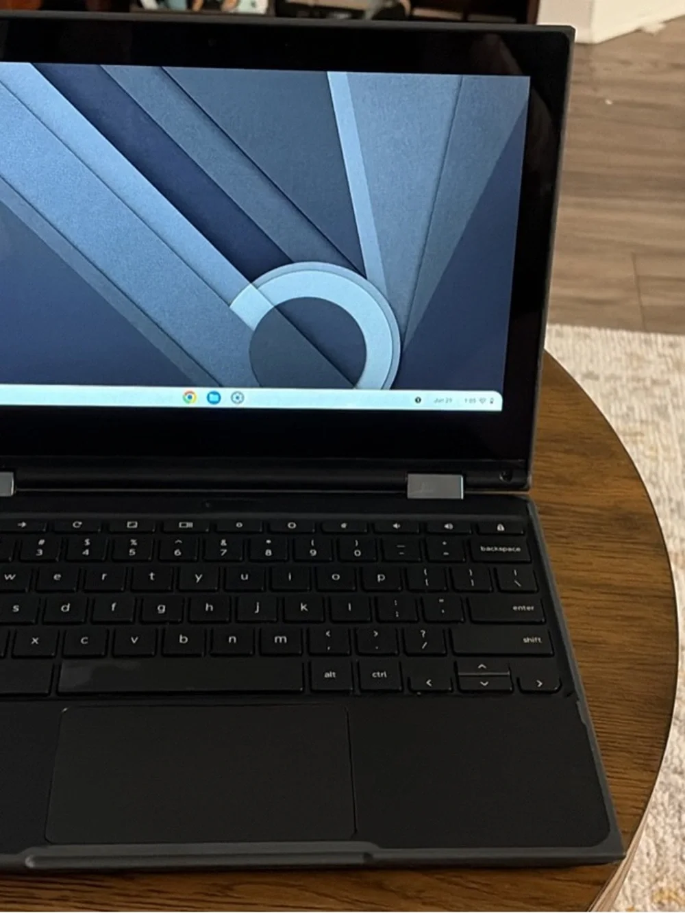 Lenovo Black Diagonal Textured Laptop Cover